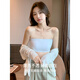 Fenton strapless underwear, bottoming tube top, anti-exposure inner one-piece dancer's special wrap bra, outer wear, beautiful back bra, tube top type/non-slip, white + white/no breast pads, L, one size fits all, suitable for 80-140 Jin Jin equals 0.5 kg, high elastic ice silk type