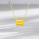 Laomiao's new gold Xiaomanyao pendant, pure gold 999, a birthday gift for girlfriend, real gold-wrapped silver lock, Xiaomanyao gift gold-plated silver necklace + certificate + gift box