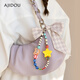AJIDOU Ajidou pendant cute accessories playful bear doll bag pendant keychain birthday gift for girlfriend color