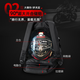 Albers motorcycle riding backpack helmet bag full-face helmet backpack water-repellent black-regular version