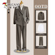Woodpecker Casual No-Iron Suit Jacket Men's Suit with Draping Feeling and High-Level Feeling Loose and Handsome Commuting Suit Glacier Gray Single Suit 3XL