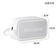 PU cosmetic bag portable large capacity transparent toiletry bag travel frosted cosmetics storage bag swimming bag white small size