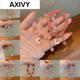 Axivy Новая китайская стеклянная бусинка из цветочного браслета долины. Кристаллический браслет.