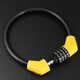 Auburn password lock steel cable car lock bicycle lock mountain bike lock bicycle lock anti-theft bicycle lock 1340 yellow