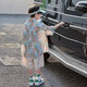 Guanmao Pei Summer Children's Flower Shirt Handsome Junge kurzärmelig trendy Hongkong Style 6626 Farbe Hemd Single Piece 120