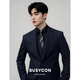 BUSYCON suit men's suit blue Korean version slim business casual formal suit professional suit groom wedding dress three-piece set dark blue (three-piece suit top + vest + pants) 48 reference weight 120-130Jin Jin is equal to 0.5 kg