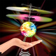 
Qiyoubao [Induction sensitive] Remote-controlled drone Colorful Crystal Ball Induction Helicopter Vehicle Suspension Glow Resistance Sensor + Light + Dual-Mode Handle Accelerator
