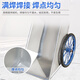 Sailoto stainless steel bucket truck feed truck two-wheeled trolley farm thickened dump truck material transport truck pull and push manure truck 201 stainless steel small bucket truck 1 point 0