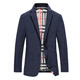BOSS high-end BOSS light casual suit jacket for men 2025 new spring and autumn anti-wrinkle and iron-free men's single suit, navy blue XL 180 suitable for 140-155 Jin Jin equals 0.5 kg