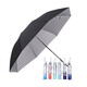 Hot selling millions of manual folding UV vinyl sun protection sunshade rain or shine umbrella manual 7-bone solid color umbrella random without glue