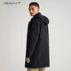 GANT甘特秋冬新款男士时尚休闲百搭中长款直筒连帽夹克棉服外套 5黑色 S