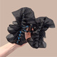 Jiao Xuefei Black Mesh Large Clip Back of Head Hair Clip Shark Clip Bag Face Up Hairstyle Lady Style Hair Accessory