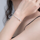 Clect Cory Bow Silver Bracelet Women's Sweet 999 Pure Silver Bracelet Elegant High-end Jewelry Birthday Gift for Girlfriend