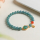 Impression Eyes 11.11 Carnival A-quality jade bracelet, women’s pearl blue water jade bracelet for girlfriend