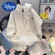 Disney (Disney) children's clothing girls cartoon Hello Kitty print hooded sweatshirt medium and large children junior high school students autumn and winter super nice top white gray sweatshirt spring and autumn regular style 160 cm