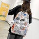 NBA VIBE-NIKE students' new graffiti schoolbags for boys and girls, primary school students, 3, 4, 5 and 6 students, junior high school boys and girls 610 black without pendants