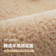 Yulu lambskin bedroom bay window mat living room balcony thickened plush window sill mat room decoration cushion non-slip customizable khaki color 60*160cm