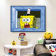 Shinniao [4858 people collect] SpongeBob Electric Meter Box Decoration Painting Cartoon Power Distribution Box Electric Switch Modern Simplified Pai Star B Reel cover 50*40 Can be installed 30 vertical height 40 horizontal length