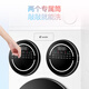 Leader Haier Smart Home produces Lazy Three-tube Washing Machine Fully Automatic + Baiqiao Dryer Washing and Drying Set Lazy Quick Clean 0 Hand Wash HL12510-MBLDE697WU1