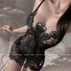 Couple shorts, passionate crotchless pants, thong with holes, sexy mesh, super hot thong underwear, women's lace, black nightgown, T-pants