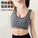 LangSha sports bra women's vest-style bra, shockproof, anti-sagging, pull-up, high-intensity sports, quick-drying, breathable and traceless