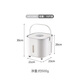 Maxcook rice barrel rice box storage tank rice container household insect-proof and moisture-proof rice tank rice storage box 10Jin Jin equals 0.5kg MCX2661