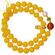 Yogurt Natural Beeswax Bracelet Chicken Fat Yellow Amber Multi-circle Bracelet Chinese Style National Style Jewelry Women's Hand Jewelry Beads 8mm