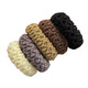 Jiuweiya headband new high-end rubber band hair tie, good-looking, non-stop, funny, high-elastic and durable hairband headwear JYFQ126# mixed color 10 bags