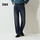 森马（Semir）森柔牛仔丨牛仔裤男宽松直筒裤复古街头2025冬季长裤109725124110