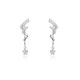 Bo Na Ling earrings female star tassel silver needle simple and versatile fashion light luxury niche high-end pierced earrings earrings star tassel earrings full of light