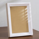 Photo frame empty frame table picture frame mounting 5 inches 6 inches 7 inches 8 inches simple hanging wall decoration wooden frame license frame coffee color 6 inches 10*15cm