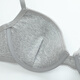Findis shopping mall same style girls underwear cotton antibacterial glossy support thin cup soft support bra light gray LGY 70B