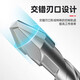 HUHAO super-hard ceramic tilted head eccentric drill bit alloy triangular drill drilling rotary head special drill bit for all-ceramic tiles