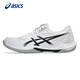 ASICS Badminton Shoes GEL-ROCKET 12 Men's 2026 New Breathable Cushioning Professional Training Shoes White/Black-101 44.5