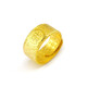 OEMG old Phoenix gold store model 18K gold plated men's ring Pfaff gold ring live wide version boss ring dad Pfaff gold ring