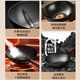 SUPOR uncoated iron pot wok frying pan set frying pan 304 stainless steel stew steamer soup pot pressure cooker stir-fry + fry + soup + steam + spatula + knife 6-piece set