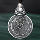 Retro pendant necklace mountain ghost spend money Pixiu pendant treasure Pixiu pendant lanyard men's universe Bagua necklace pendant + auspicious cloud rope