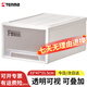 TENMA drawer storage box storage box plastic visible transparent storage box labubu storage box single pack