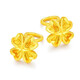 BMOI Old Phoenix 999 pure gold four-leaf clover earrings for women curved hook adzuki bean ear stick gold earrings earrings rabbit curved needle earrings a pair of old phoenix gold store style old phoenix