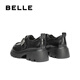 Belle Zhang Linghe recommends black loafers for women, shopping mall style cowhide thick-soled jk shoes E1Z1DCM5 black 38 (240mm)