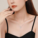 Chao Acer PT950 Platinum Necklace Gourd Neck Jewelry for Women Pricing Platinum XQP40000379 About 4.1g Birthday Gift