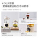 SPUCR health pot household 0 coating large capacity high power multifunctional flower teapot fruit tea milk tea bucket smart water boiling electric kettle flagship model 4.5L 4.5L 316 stainless steel