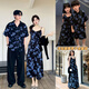 Resort style parent-child outfits for a family of three mother and daughter suspender long dress butterfly floral mother and child beach shirt suit Fushengdiemeng 175 mom skirt L (120-135Jin Jin equals 0.5kg)