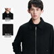 K-Boxing 100% wool K-Boxing men's autumn and winter short woolen jacket NDWN3365 black XL