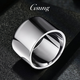 GsunG platinum wide ring men's new pure platinum PT950 fashionable and atmospheric glossy inner arc ring Chinese Valentine's Day gift. Priced by gram. Contact before bidding.