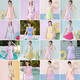 Girls' one-piece princess dress swimsuit split quick-drying skin-friendly cartoon seaside clothes 9859-Xueya One size [145-155CM, 60-70Jin[Jin equals 0.5 kg]]