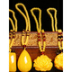 Fat Donglai same style DL 1998 Ping An buckle pendant old beeswax water drop chicken oil yellow amber men and women long style 3# Ping An buckle beeswax buy two + one
