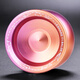 Yoyo Metal Children's Beginner Yoyo Ball Extra Long Sleep 1a Ice Blue Frosted [Boiling Point] Gloves + 10 rope + lubricant
