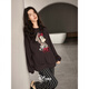 Benny Bear Beiyan Disney Couple Pajamas Women's Spring and Autumn Cute Mickey Long Sleeve Home Clothes Men's Large Size Soft Cotton Suit C20965 Women's M Size