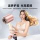 Sawang Germany Hair Dryer Home Silent Negative Ions High Power Non-Hazardous Hair Care Leafless Hair Dryer Quick-drying Portable Styling Hotel Hair Salon Girlfriend Wife Sunset Rose + Single Nozzle 3 Billion Negative Ions Professional Constant Temperature Hair Care